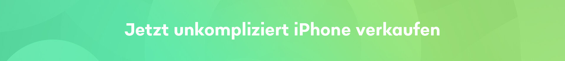 Jetzt unkompliziert iPhone verkaufen – Banner auf...